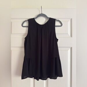Elegant Black Sleeveless Top